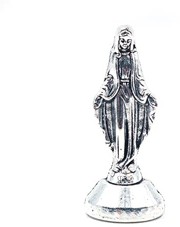 CENPEK 5 Stück Gesegnete Jungfrau Maria Unsere Liebe Frau von Lourdes Statue Religise Ornamentfigur 5cm