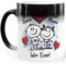 SpecialMe® Kaffee-Tasse Farbwechsel Liebe verliebte Strichmännchem Spruch Ich Deins Du Meins Herz Geschenk Valentinstag Jahrestag Magic Magic-Tasse