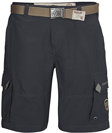 G.I.G.A. DX Herren Casual Bermudas mit Gürtel/Kurze Hose - GS 38 MN BRMDS, anthrazit, 52, 38202-000