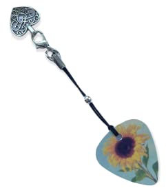 Sun Flower Black Lobster Heart Pandora clasp Charm opener Nail Saver
