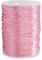 FQTANJU 2mm x 100 Yards Premium Quality Rattail Nylon Satin Cord Roll, Kumihimo Rattail,Chinese Knot, Pink