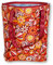 Wiederverwendbarer faltbarer Kühler, Einkaufstasche, Strandtasche, leicht und langlebig, mit innerem Aluminiumfutter für perfekte Kühlfunktion - 25 l, Motiv „Retro Flowers“