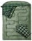 Poepore Doppelschlafsack Flanell für Erwachsene Deckenschlafsack Baumwolle 2 Personen Winter mit 2 Kissen und Tragetasche für Outdoor Camping Wandern 233 * 157CM Olive