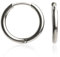 Schlichte Creolen silber • Filigrane Ohrringe Basic • Nickelfreie Ohrhänger Edelstahl • Wasserfester Modeschmuck • MIX & MATCH • Ø 16mm