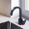 iVIGA Wasserhahn Küche: 360° schwenkbar Hochdruck Küchenarmatur aus Edelstahl Armatur Waschbecken für Küche Wohnmobil Schwarz