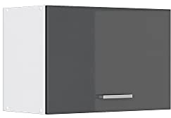 Vicco Hängeschrank R-Line, Anthrazit Hochglanz, 60 cm