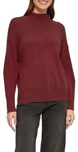 s.Oliver Strickpullover im Relaxed Fit mit Stehkragen