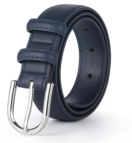 WELROG Kindergürtel für Jungen und Mädchen – Jungen PU-Ledergürtel für Kinder Schuluniform Jeans kindergürtel Mädchen im Alter von 6–10 Jahren