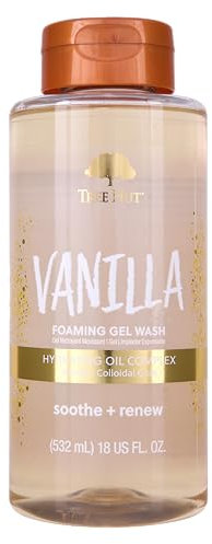 Tree Hut Vanilla Nourishing & Moisturizing Foaming Gel Wash, 18 oz., Hydrating