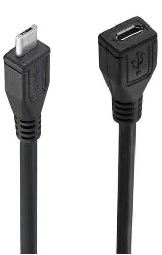 innov8 Micro USB B Male to Female Data Extension Cable 0.25m (Straight)