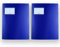 Brunnen Schnellhefter FACT! (2er Set blau) pp (A4, transluzent, mit Namensschild, Einstecktasche, Dokumentenmappe, Schulsachen, Fächermappe, Hefter, Organisator, A4 Folder)