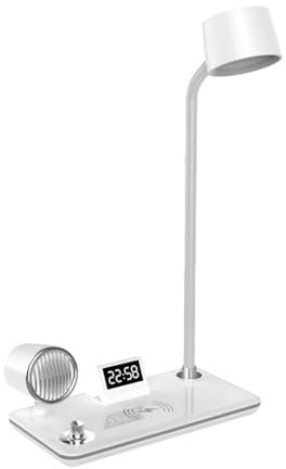 Faucet 15W Wireless Charging Bedside Desk Light LED Bluetooth Speaker Electronic Clock Bedroom Desk Lamp Touch Writing Desk Studio Table Lamp Club Vanity Lighting Fixture water-tap