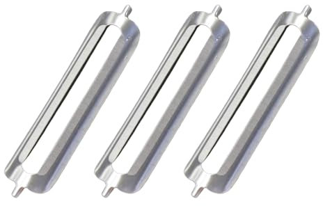 3Pièces Eplucheur Légumes,Econome Asperges Lame Inox D'office Couteau Lames D'asperges économe,Epluche de Rechange Tupper éplucheurs,Pomme Carottes Eplucher,pour Julienne épluche-écrevisses Tupperware