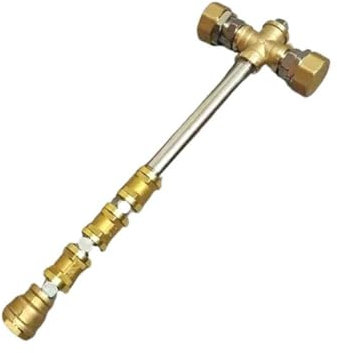 Martello da guerra in metallo da collezione, kit di montaggio fai da te, scultura vichinga antistress, regalo decorativo creativo unico per uomini, festa del papà, decorazione per casa e ufficio (35)