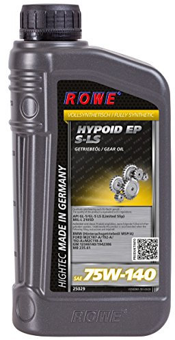 ROWE Hightec Hypoid EP SAE 75W-140 S-LS - 1 Liter PKW Getriebeöl vollsynthetisch (HC-Synthese) | Made in Germany