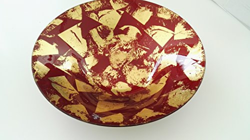 Scherzer Mitteldecke in Glas 41,5 cm CHIC ROSSO