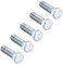 Sourcing Map Lot de 5 boulons à tête hexagonale en acier carbone 7/16-14x1-1/2 Grade 5 UNC