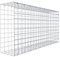 GABIONA Gabion de culture type 2 carré, maillage 5 x 5 cm, profondeur 20 cm, gabion 100 x 50 x 20 cm (L x H x P), anneau en C