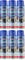 Nilco Set of 6 Oven and BBQ Cleaner Grill Barbecue Cleaning Oven Spray Heavy Duty Remover - Fast Simple Effective - Also for Hot Plates Griddles and MORE - 500ML - SIX PACK