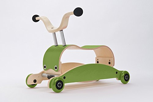 Wishbone Mini Flip, Top grün, Base grün, Räder grün