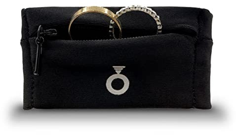 RingHero Handgelenk-Tasche | Verhindert Verlust, Diebstahl und Beschädigung von Eheringen und Wertsachen. Sichern Sie Ihre Wertsachen bei Aktivitäten diskret mit Dieser eleganten Handgelenktasche