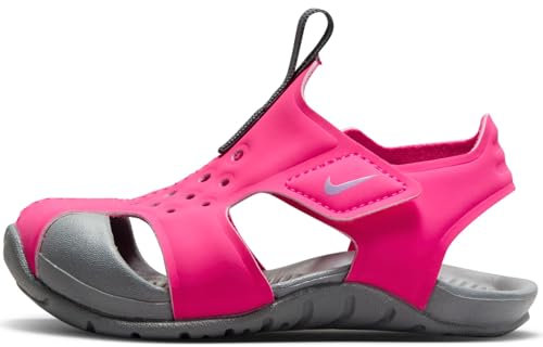 NIKE Sunray Protect 2 (TD), Sneaker, Hyper Pink Fuchsia Glow Smoke Grey, 21 EU