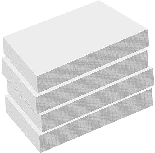 PINGEUI 50 Blatt weiße Spanplatte, mittelschwere Spanplatten, weißer Karton für Scrapbooking, Rahmen, Kunstdrucke, DIY-Projekte, 27,9 x 43,2 cm