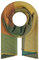 Majea Damenschal Winterschal Strickschal Damen Schal (880040) (grün 5)