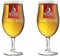 Molson Coors Exceptional Beer Glasses | 20oz Nucleated Chalice | Official Merchandise | Perfect for Home Bar or Mancave | 2 Glasses