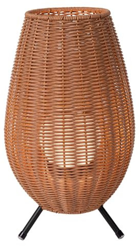LUCIDE COLIN IP44 - wiederaufladbare Tischlampe Innen/Außen - Akku/Batterie - LED 3 StepDim - 1x3W 3000K - IP44 - Natürlich