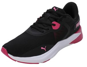 PUMA Disperse Xt 3, Road Running Shoe Unisex-Adulto, Black Fast Pink Garnet Rose White, 37 EU