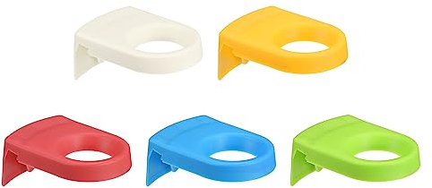 sourcing map 15Pcs Drink Clips Bottle Buckle Holders, Beer Cocktail Snap for Goblet Glasses