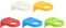 sourcing map 15Pcs Drink Clips Bottle Buckle Holders, Beer Cocktail Snap for Goblet Glasses