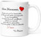 Taza Amor Mi Hombre Taza Mensaje Humor Divertido Idea Regalo Original para Amigo Marido Prometido Novio Colega Mujer Declaración para Cumpleaños San Valentín Navidad. Cerámica 325 ml