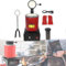 Four De Fusion électrique Automatique,Four De Fusion d'or 1150℃ / 2102℉ Machine De Four De Fusion Numérique,Four De Coulée De Raffinage pour Métaux Or Argent étain Aluminium,Red-1KG