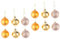 Ciieeo 48 STK Hängende Weihnachtskugeln Glänzende Weihnachtskugeln Weihnachtsbaum Hängende Dekoration Unzerbrechliche Weihnachtskugel Baumschmuck Weihnachten Anhänger