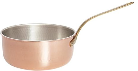 Casseruola in rame stagnato ad un manico - ؠCm 10