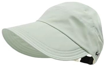 BUDUBIBI Summer Sonnenhut Damen Pferdeschwanz Baseballkappe,Outdoor Hohles Leeres Oberteil Visor Cap Einstellbar Sonnenhut Pferdeschwanz Cap (Grün)
