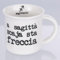 Villa d'Este Home Tivoli Taza de café 90 ml de porcelana, sagitario, S.P.Q.eRe Zodiaco
