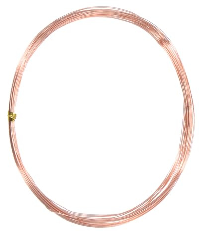 M METERXITY 99.9% Soft Copper Wire, 28 Gauge 33FT Pure Copper Wire for DIY Crafting/Jewelry Making/Gardening Plant/Beading, Craft Wire [0.3mm, 10M]