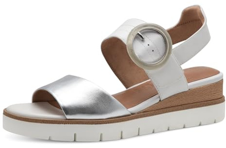 Tamaris Michi Keil Sandalette beige