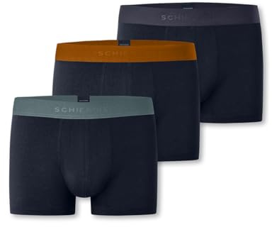 Schiesser Herren 3 Pack Boxershorts Bio Baumwolle Multipack - 95/5 Organic