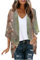 Boho Cardigan Sarongs For Women Beachwear For Women Casual Plus Size Summer Cardigan Swim Cover-Ups And Sarongs Ladies Kimono Summer Shawl Vintage Floral Printed
