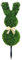 Osterdeko Outdoor Groß Künstlich Buchsbaum Hase Gartenstecker Modern Ostern Frühling Deko für Draußen Garten Hasen Deko Osterhase Frühlingdeko Osterdekoration (#03)