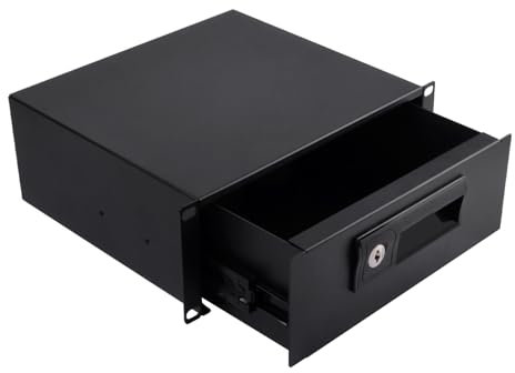 GeeekPi 2U Rackmount Drawer Server Cabinet for 10 Server Racks and Cabinets, Compatible with DeskPi RackMate T0/T1