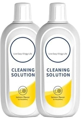 Solution de nettoyage de sol 500 ml saveur citron, compatible avec Tineco Floor One S3/S5/iFloor/Breeze/S5 Combo/S7 Pro, pièces de robot aspirateur(500mlx2)
