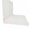doitBau Angolo di protezione angolare in tessuto – angolo di protezione dei bordi – PVC rigido con rete di rinforzo in fibra di vetro – 80 x 120 mm ogni 2 m 25 asta 50 m per isolamento facciata WDVS