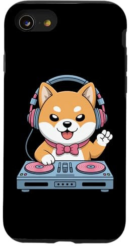 Dj Animale Divertente Cane Con Cuffie Musica Custodia per iPhone SE (2020) / 7 / 8