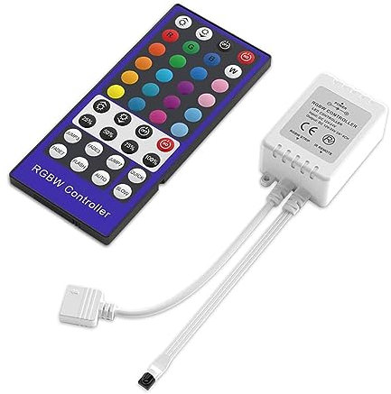 RGBW-Fernbedienung mit 40 Tasten, für 5050 3528 LED-Lichtstreifen, RGB-Controller, LED-Streifen, Zubehör, RGBW-Dimmer