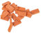 HOODANCOS 20 Pcs Miniature Brick Models Red Rectangle Shaped DIY Building Blocks for Micro Landscape Decoration for Crafts and Creative Play